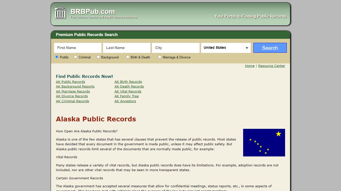 Free Alaska Public Records | Search Criminal and Civil Court Records ...